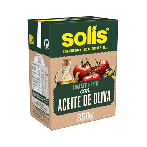 SOLÍS Gebratene Tomaten mit Olivenöl im Tetra Pak 350 g. 3er-Pack von Generisch