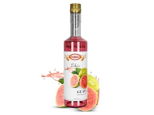 SAHARA - Guava Likör Flavoured Spirits 0,7l 24% Vol. - Guavengeschmack Spirituose mit milder und angenehmer Süße - Exotisch & Fruchtig - Ideal für Cocktails von Generisch