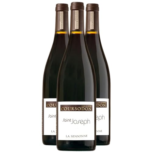 Saint-Joseph La Sensonne Rotwein 2022 - Jérôme Coursodon - g.U. - Rhonetal Frankreich - Rebsorte Syrah - 3x75cl von Generisch