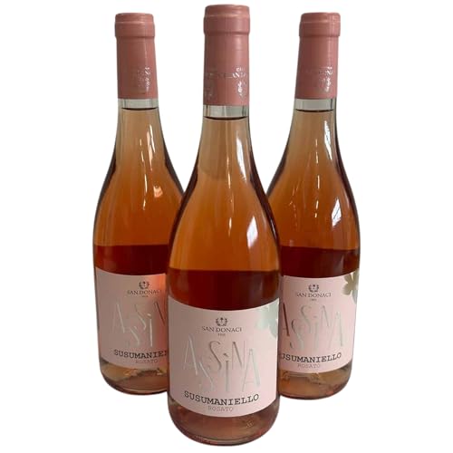 San Donaci Susumaniello Rosewein, Apulien, Italien, 750 ml, 3er Pack von Generisch