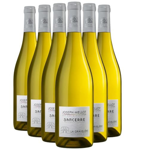 Sancerre La Gravelière Weißwein 2023 - Joseph Mellot - g.U. - Loiretal Frankreich - Rebsorte Sauvignon Blanc - 6x75cl von Generisch