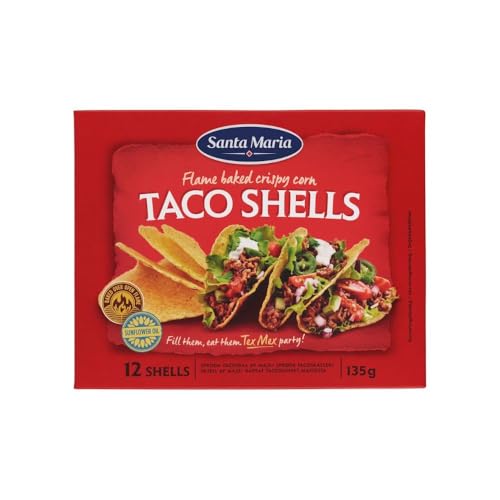 Santa Maria Corn Taco Shells Tex Mex, 12 Muscheln, 135 g von Generisch