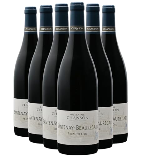 Santenay 1er Cru Beauregard Rotwein 2022 - Chanson - g.U. - Burgund Frankreich - Rebsorte Pinot Noir - 6x75cl von Generisch