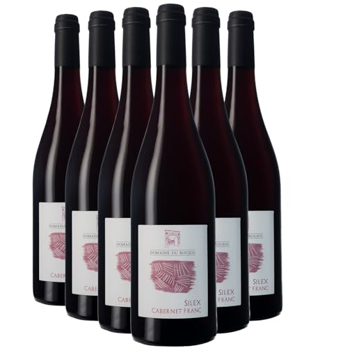 Saumur Silex Cabernet Franc Rotwein 2021 - Bio - Domaine du Roujou - g.U. - Loiretal Frankreich - Rebsorte Cabernet Franc - 6x75cl von Generisch