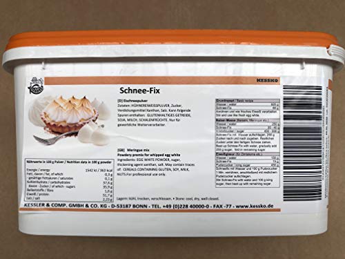 Schnee-Fix Kessko 900 g Eischneepulver Eischnee Pulver 0,9 kg von Generisch