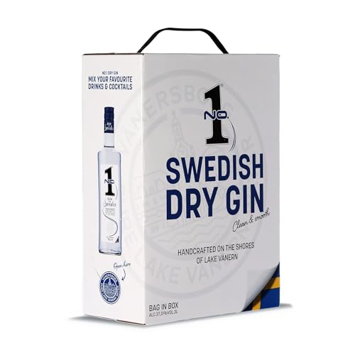 Schwedischer Gin - No.1 - Bag-in-Box 3 L – Spirituosen (1x3l) von Generisch