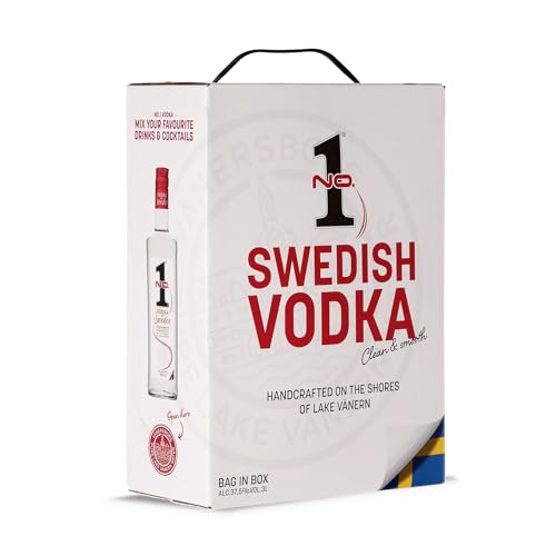 Schwedischer Vodka - No.1 - Bag-in-Box 3 L - Spirituosen – Wodka (1x3l) von Generisch