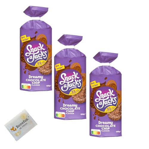 Snack a Jacks Dreamy Chocolate Chip Multipack 3x 166g von Generisch