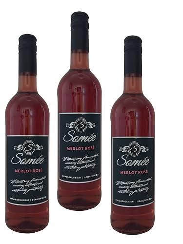 Somee Wein Merlot Rose ohne Alkohol - 3 Stk von Generisch