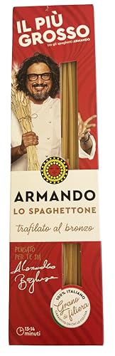 Spaghettone Pasta Armando - Gesteppt mit Bronze, 100 % italienischer Weizen, 500 g von Generisch