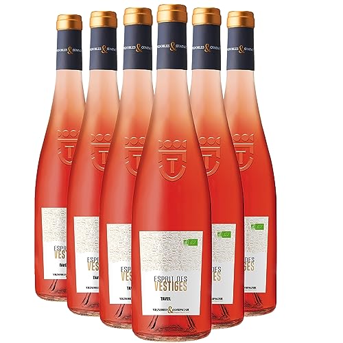 Tavel Vignobles & Compagnie Roséwein 2021 - Esprit des Vestiges - g.U. - Rhonetal Frankreich - Rebsorte Syrah, Grenache - 6x75cl von Generisch