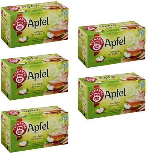 Teekane Apfel Tee 20 x 3 gramm x 5 er Pack von Generisch