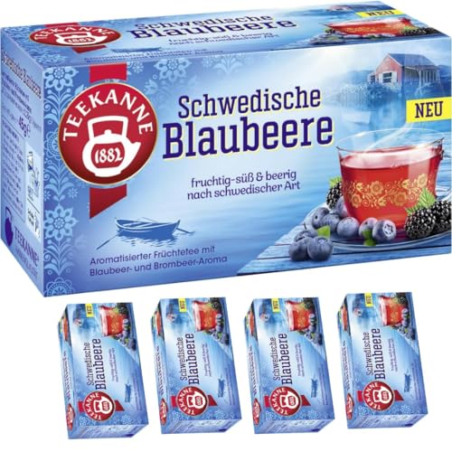 Teekane Schwedische Blaubeere 20 x 2,50 gramm x 5 er Pack von Generisch