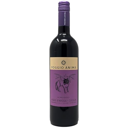 Terre Sicilliane Asmodeus Rotwein 2021 - Poggio Anima - g.g.A. - Sicilia Italien - Rebsorte Nero d'Avola - 75cl von Generisch