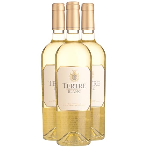 Tertre Weißwein 2022 - Château du Tertre - französischer Wein - Bordeaux Frankreich - Rebsorte Gros Manseng, Chardonnay, Sauvignon Blanc - 3x75cl - 91/100 Robert Parker von Generisch