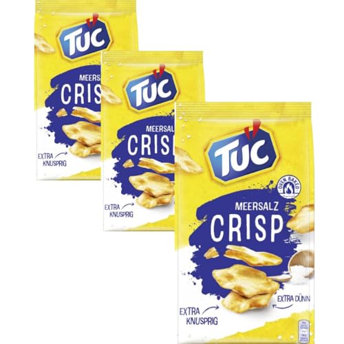 Tuc Crisp Meersalz Cracker Keks 100 gramm x 3 STÜCK mit Pufai von Generisch