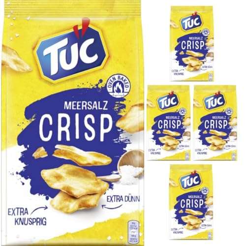 Tuc Crisp Meersalz Cracker Keks 100 gramm x 5 STÜCK mit Pufai von Generisch