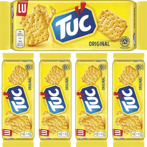 Tuc Original Cracker Keks 100 gramm x 5 STÜCK mit Pufai von Generisch