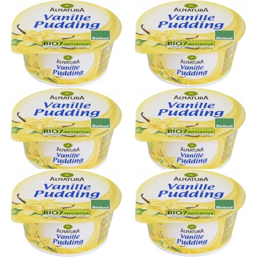 Vanille Pudding Cremig-aromatisch und intensiv vanillig dank Vollmilch und Bourbonvanilleextrakt 150 Gramm x 6 STÜCK von Generisch