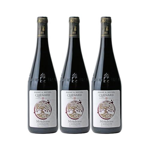 Vin de Savoie Chignin Mondeuse Allobrogica Rotwein 2020 - André et Michel Quenard - g.U. - Savoie - Bugey Frankreich - Rebsorte Mondeuse - 3x75cl von Generisch