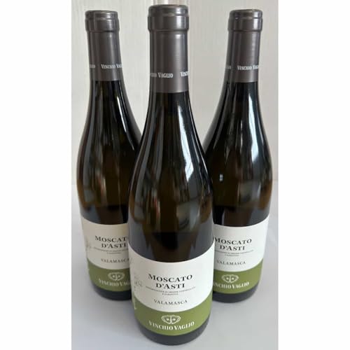 Vinchio Vaglio, "Valamasca" Moscato d'Asti DOCG 2023, Weißwein aus Italien, 750 ml, 3er-Set von Generisch