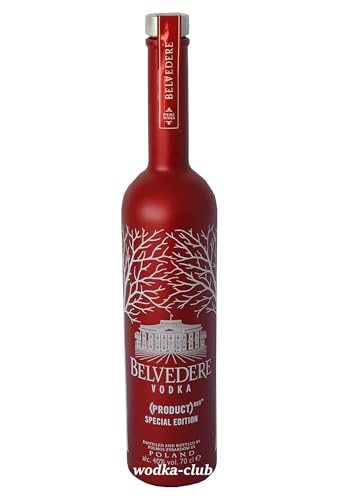 Vodka Belvedere 0,7L. 40% vol. Limited Edition! (Red Edition) von Generisch