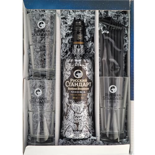 Vodka Russian Limited Edition 700 ml. Geschenkset! (Folklore Weihnachtsset) von Generisch