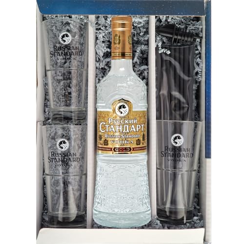 Vodka Russian Limited Edition 700 ml. Geschenkset! (Gold Weihnachtsset) von Generisch