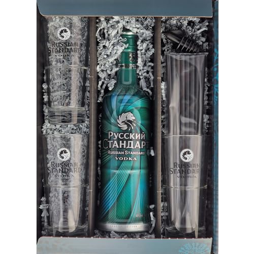 Vodka Russian Limited Edition 700 ml. Geschenkset! (Malachite Weihnachtsset) von Generisch