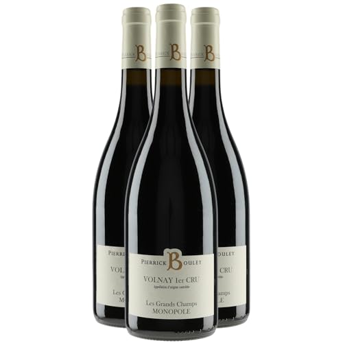 Volnay 1er Cru Les Grands Champs MONOPOLE Rotwein 2022 - Domaine Pierrick Bouley - g.U. - Burgund Frankreich - Rebsorte Pinot Noir - 3x75cl von Generisch