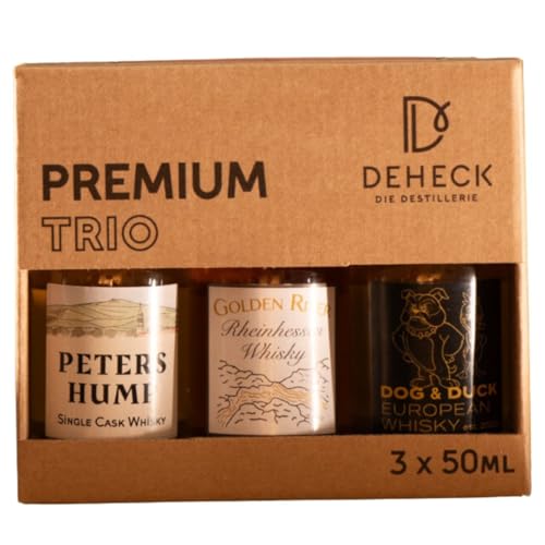 Whisky Set 3x 50 ml Premium Whiskey | Mini Whiksy-Tasting Set & Whisky Geschenkset | Whisky Angebot von Deheck von Generisch