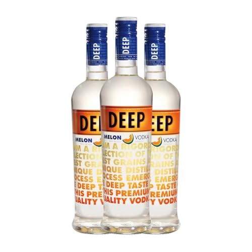 Wodka Luigi Francoli Deep Melon 70 cl (Karton mit 3 Flaschen von 70 cl) von Generisch