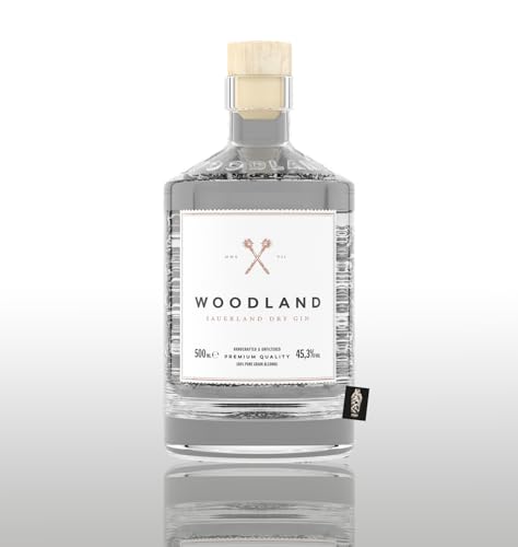 Woodland Sauerland Dry Gin 0,5L (43,3% vol.) - [Enthält Sulfite] von Generisch