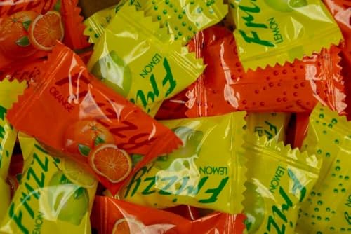 Woogie Bonbons Frizzy Orange & Lemon prickelnd 1kg von Generisch