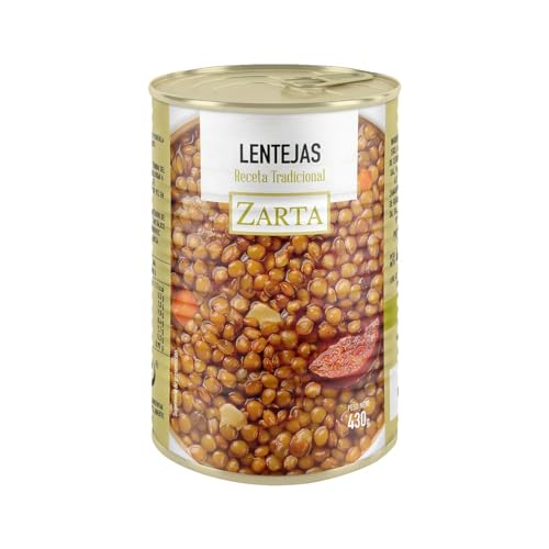 ZARTA Linsen mit Chorizo in Konserven 430 g. 2er Pack von Generisch