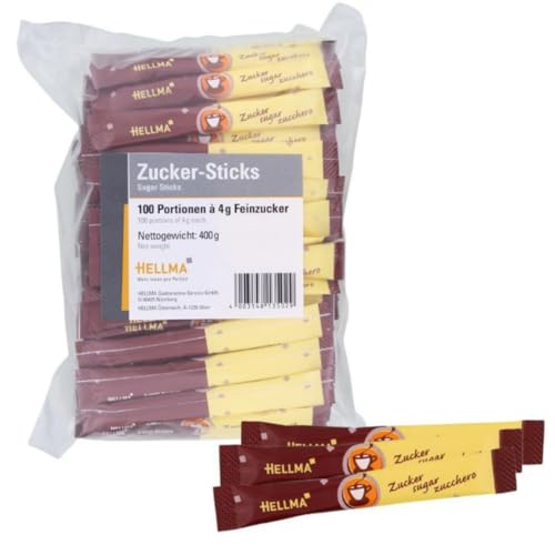 Zucker-Sticks Zucker 400 Gramm (100 Sticks à 4g.) von Generisch