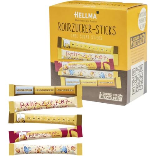 Zuckersticks Zuckersticks Rohrzucker-Sticks Helllmaa Zucker-Sticks Zucker 200 Gramm (50 Sticks à 4gr.) von Generisch