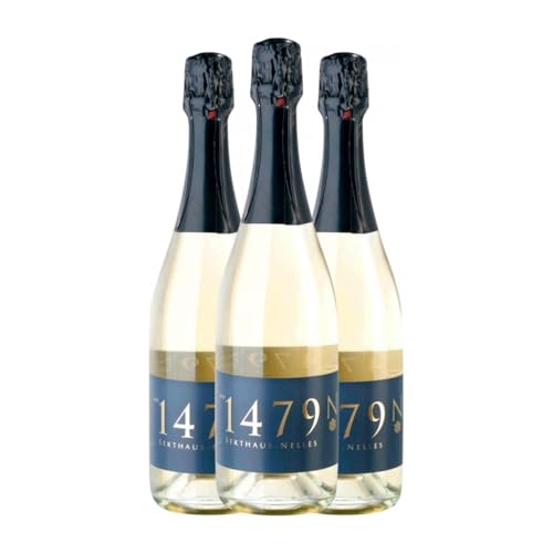 Nelles Cuvée Sekt 75 cl Weißer Sekt (Karton mit 3 Flaschen von 75 cl) von Generish