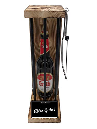 Früh Kölsch Alles Gute Geschenk - Eiserne Reserve Black Edition Bier Biergeschenk s/w Alles Gute Bier (1 x 0.5 l) von Genial-Anders