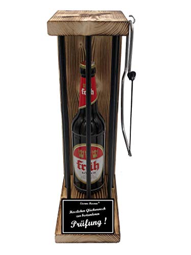 Früh Kölsch bestandenen Prüfung Geschenk - Eiserne Reserve Black Edition Bier Biergeschenk s/w Herzlichen Glückwunsch zur bestandenen Prüfung Bier (1 x 0.5 l) von Genial-Anders