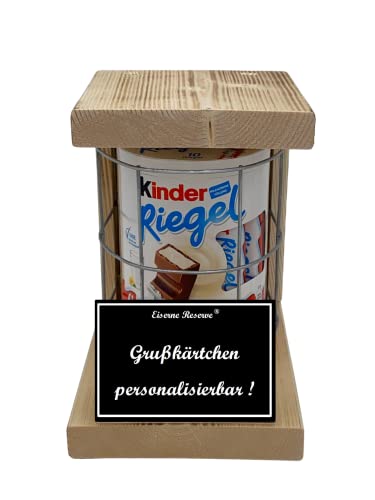 Personalisierte Geschenke für Kinder Geschenkidee mit Namen - Notfall Reserve Metallgitter Kinder Riegel Schokolade (10 x 21 g) - Geburtstag Hochzeit Abschied von Genial-Anders