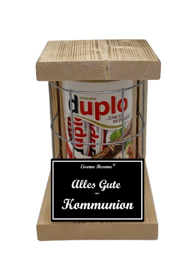 Kommunion Geschenke für Mädchen und Jungen - duplo Riegel - Notfall Reserve Metallgitter - Erstkommunion Geschenke zur Kommunion -s- Alles G.zur Kommunion von Genial-Anders