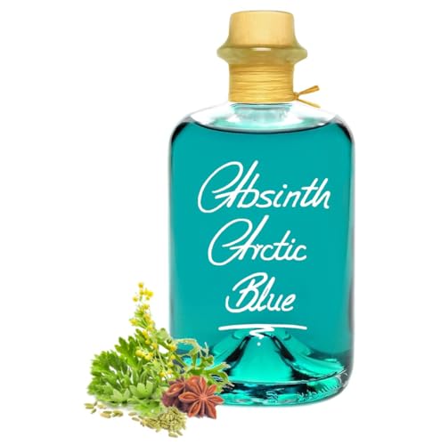 Absinth Arctic Blue 1L Mit maximal erlaubten Thujongehalt 35mg/L 55% Vol von Geniess-Bar!