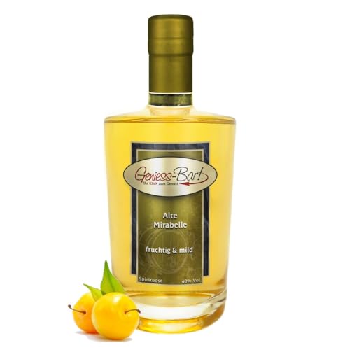 Alte Mirabelle 0,5L intensiv fruchtig & sehr mild 40% Vol Schnaps Obstler kein Brand von Geniess-Bar!