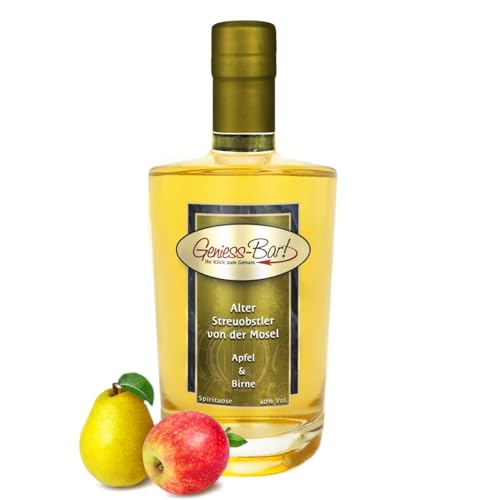 Alter Streuobstler Apfel & Birne 0,5L wunderbar aromatisch & sehr mild 40% Vol von Geniess-Bar!