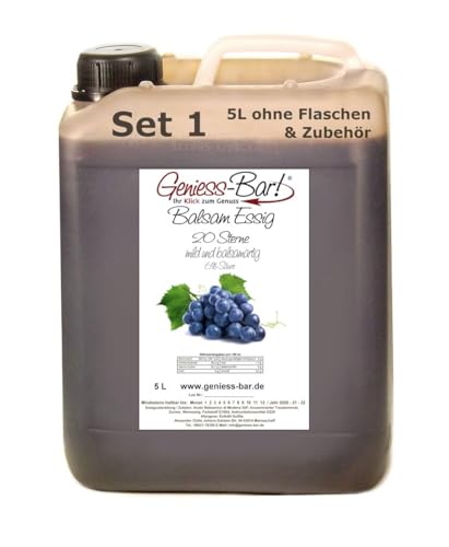 Balsam Essig 20 Sterne 5L balsamartig sämig und sehr mild! von Geniess-Bar!