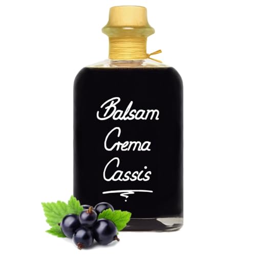 Geniess-Bar! Balsamico Creme Cassis (0,5 Liter) - Premium Crema di Aceto Balsamico di Modena IGP mit 3% Säure von Geniess-Bar!