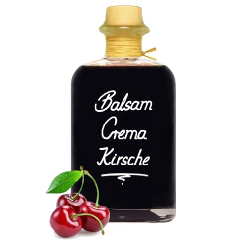 Balsamico Creme Kirsch 1L 3% Säure Mit original Crema di Aceto Balsamico di Modena IGP von Geniess-Bar!