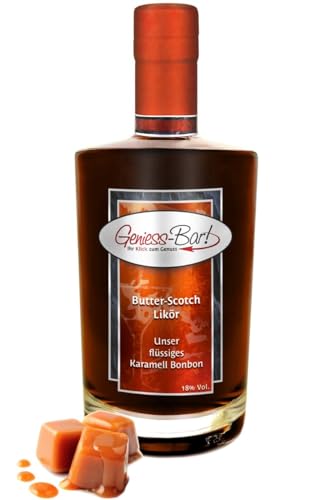 Butter Scotch Likör 0,35L Karamell Bonbon mit einem Hauch Whisky 18% Vol. von Geniess-Bar!