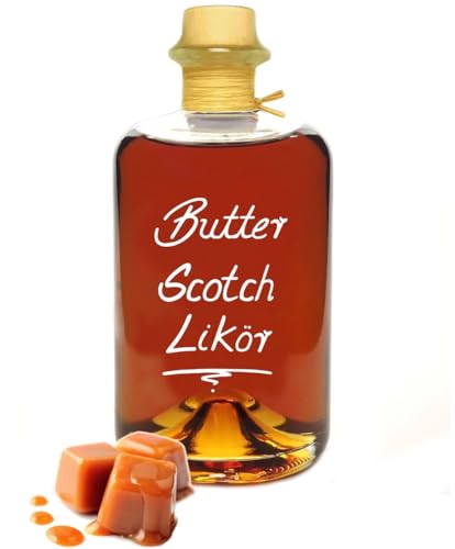 Butter Scotch Likör 0,5L Sehr aromatisch bonbonartig & lecker 18% Vol. 500ml Likör von Geniess-Bar!